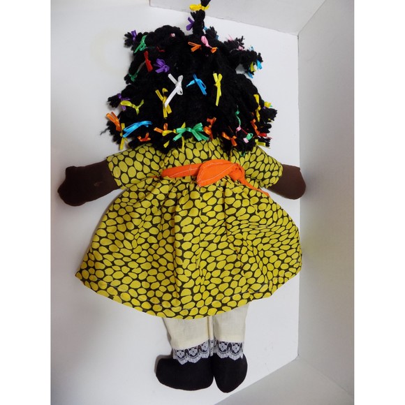 Black American Rag Doll Toy Island Tropical Gambina Doll - Picture 2 of 3
